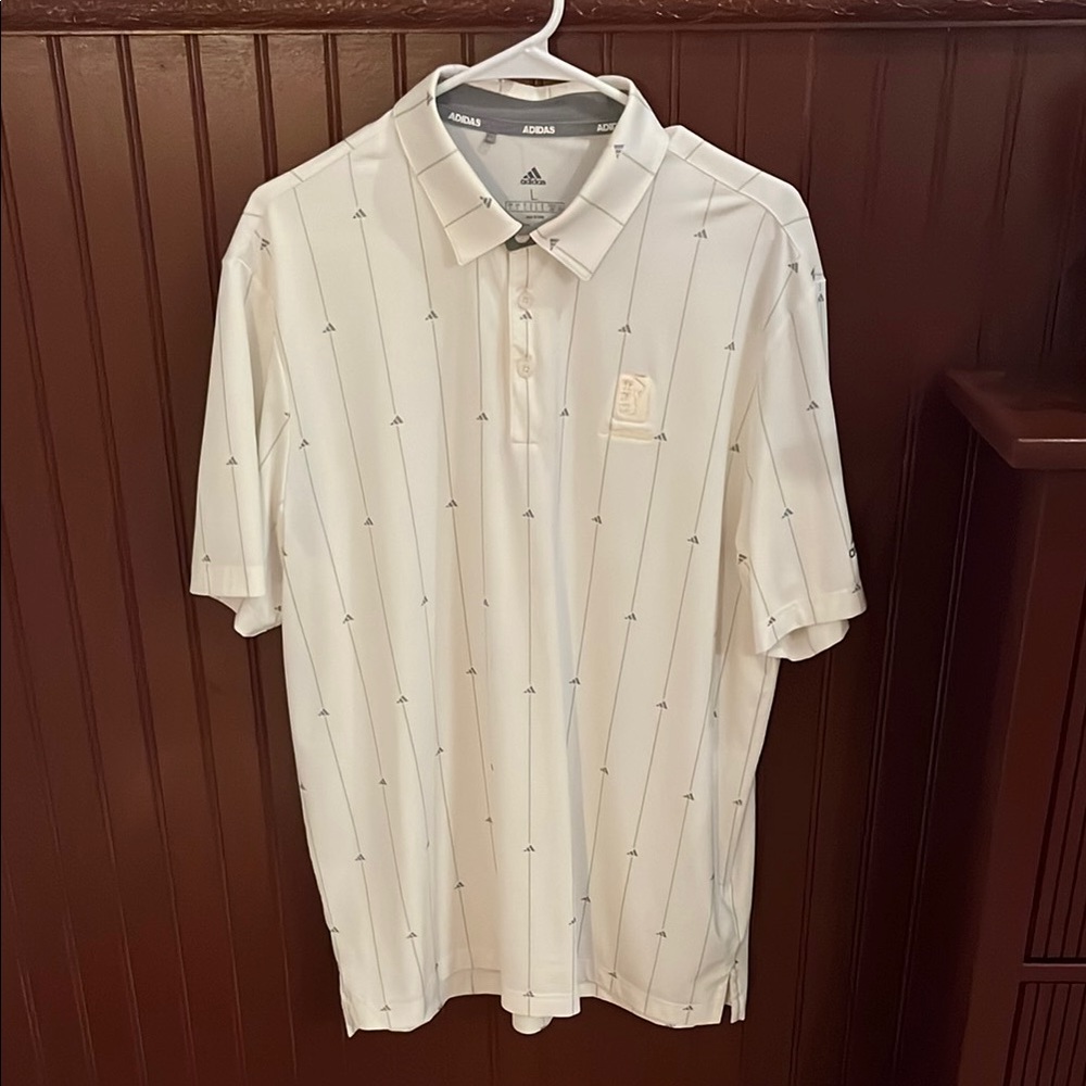 Adidas Men's White Polo Shirt